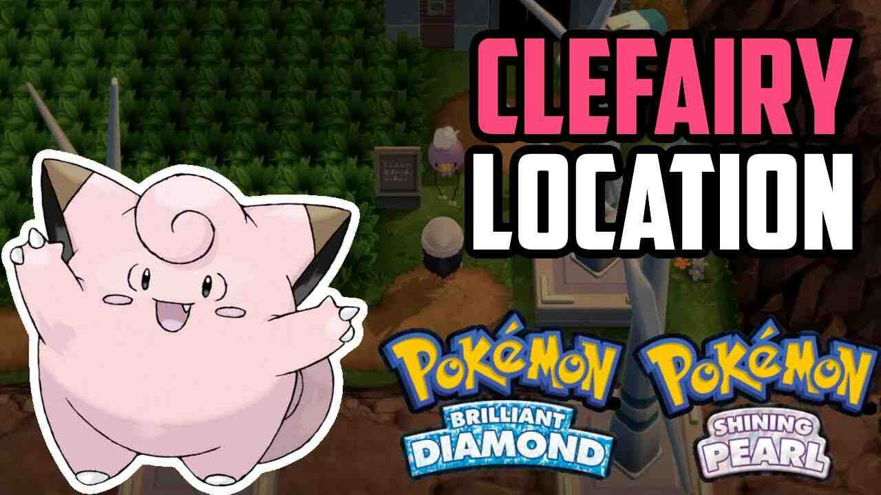 Où trouver Mélofée Pokémon diamant étincelant ?